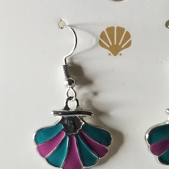 NWT Avenue 9 Sealife "Shell" Earrings - Picture 6 of 7